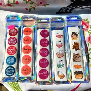 Cat Lovers Assorted Stickers Lot # 7